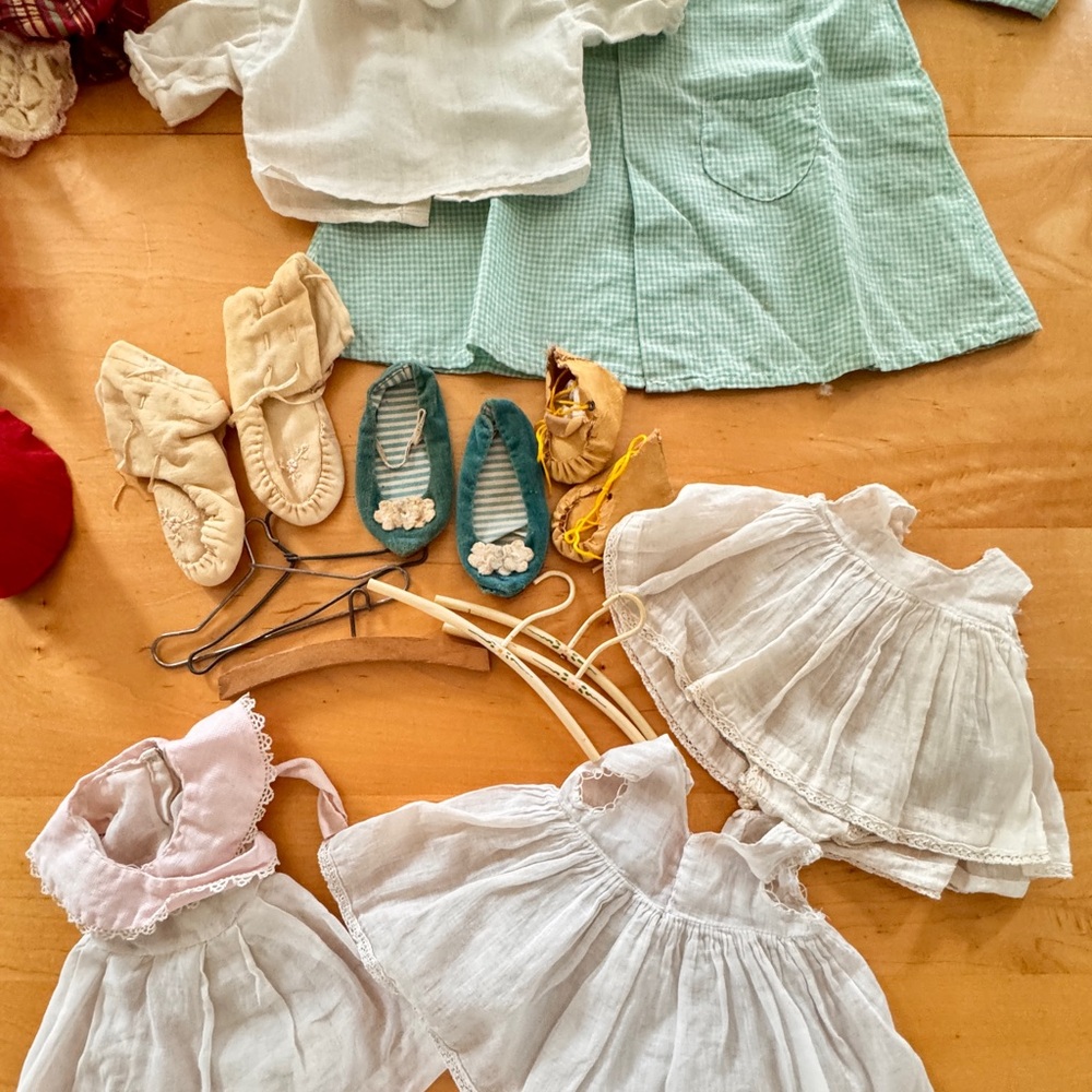 Large Lot of Victorian Doll Clothing